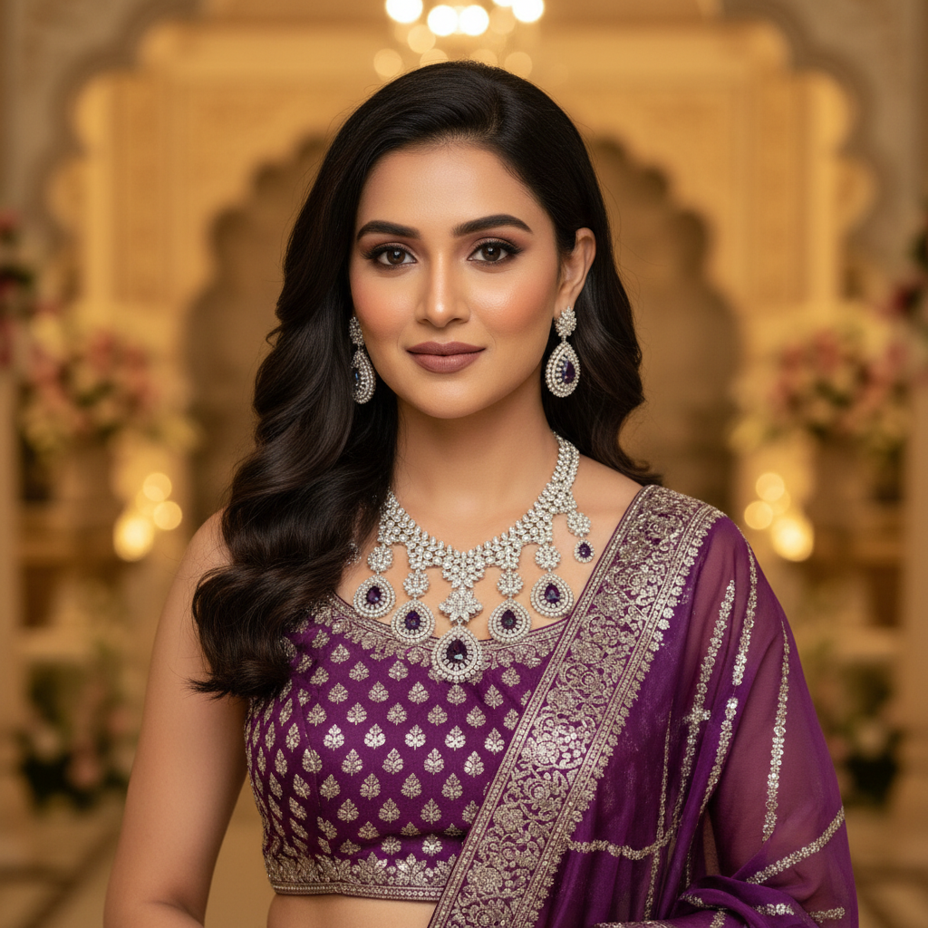 Evara - AD Diamond Necklace